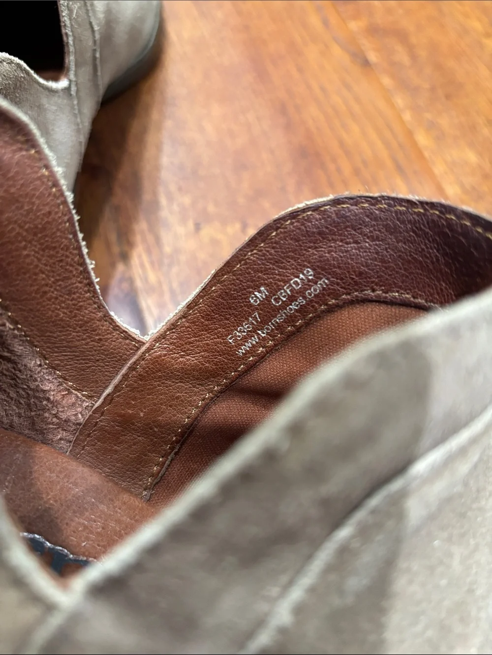 Born Women’s Suede Ankle Bootie - Taupe